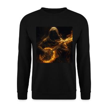 Banjo - Unisex Pullover - Schwarz - Vorne - Alina (178cm) & Michal (187cm)