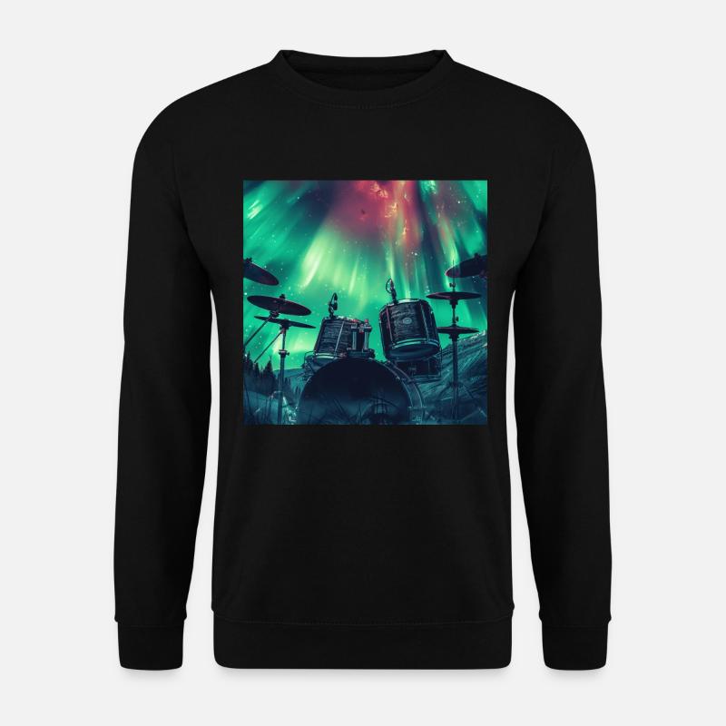 Schlagzeug - Unisex Pullover - Schwarz