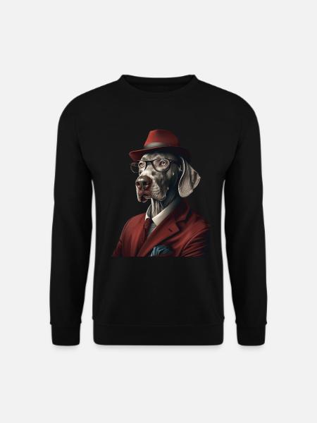 Weimaraner - Unisex Pullover - Schwarz