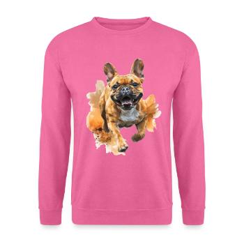 Bulldogge - Unisex Pullover - Pink - Vorne