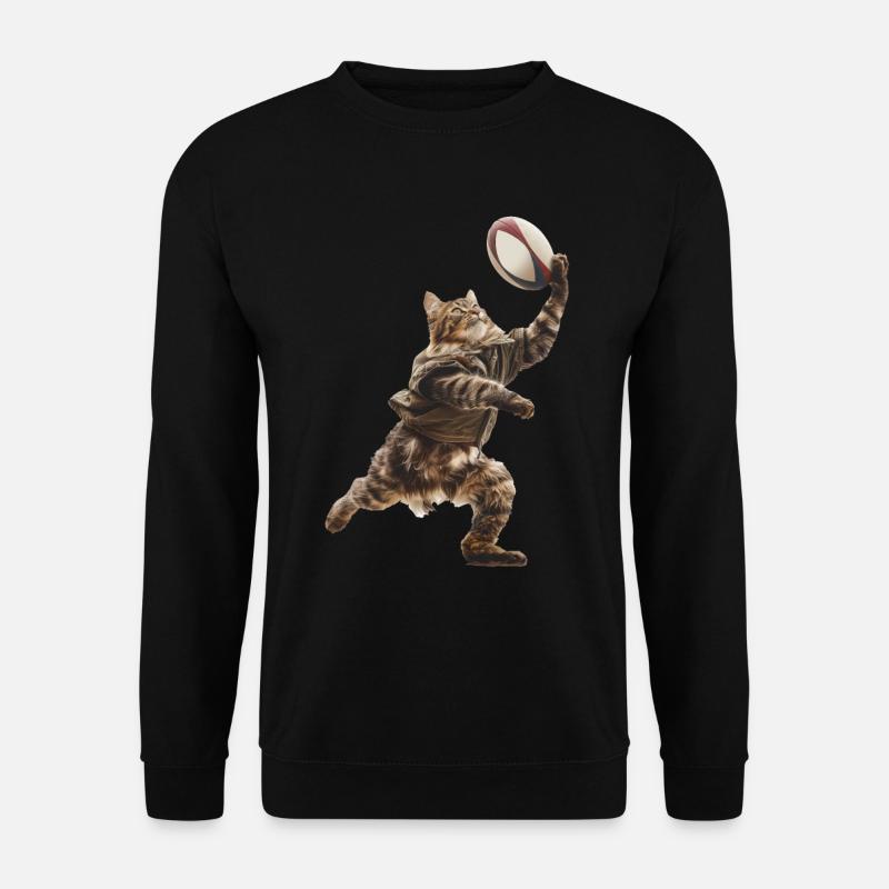 Katze - Unisex Pullover - Schwarz