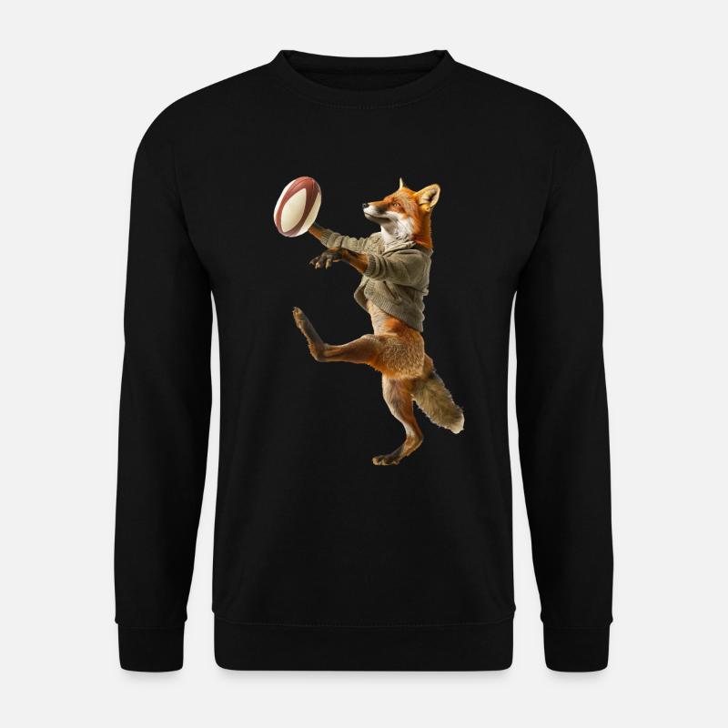 Fuchs - Unisex Pullover - Schwarz