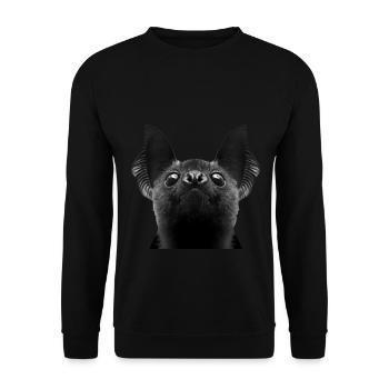 Schläger - Unisex Pullover - Schwarz - Vorne - Alina (178cm) & Michal (187cm)