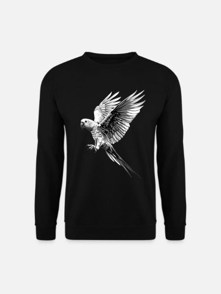 Sittiche - Unisex Pullover - Schwarz