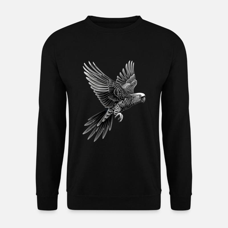 Sittiche - Unisex Pullover - Schwarz