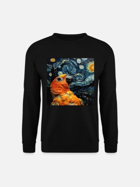 Sittiche - Unisex Pullover - Schwarz