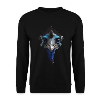 Kasuar - Unisex Pullover - Schwarz - Vorne - Alina (178cm) & Michal (187cm)