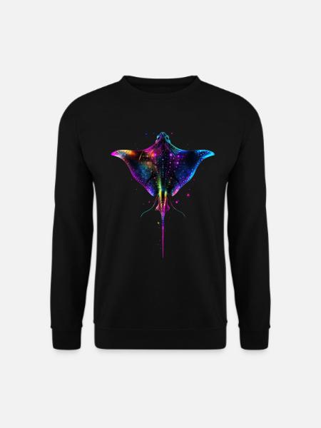 Stachelrochen - Unisex Pullover - Schwarz