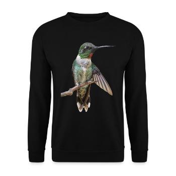 Kolibri - Unisex Pullover - Schwarz - Vorne - Alina (178cm) & Michal (187cm)