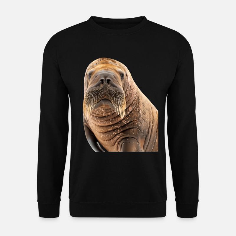 Walross - Unisex Pullover - Schwarz