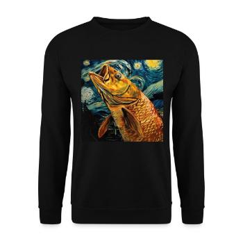 Tarpon - Unisex Pullover - Schwarz - Vorne - Alina (178cm) & Michal (187cm)
