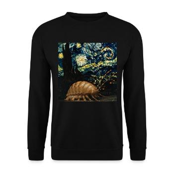 Assel - Unisex Pullover - Schwarz - Vorne - Alina (178cm) & Michal (187cm)