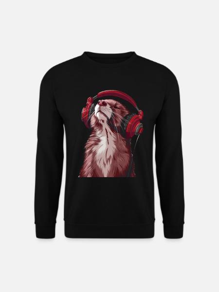 Hermelin - Unisex Pullover - Schwarz