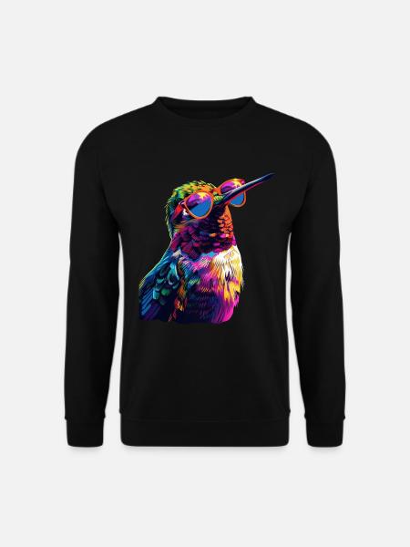 Kolibri - Unisex Pullover - Schwarz
