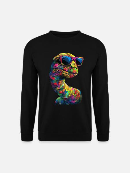 Wurm - Unisex Pullover - Schwarz