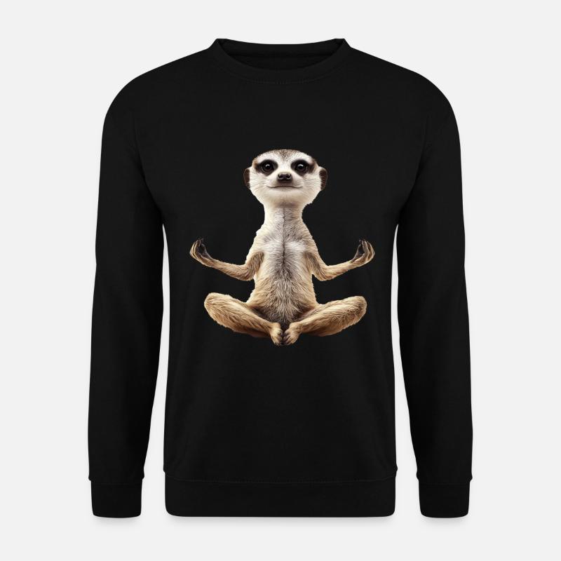 Erdmännchen - Unisex Pullover - Schwarz