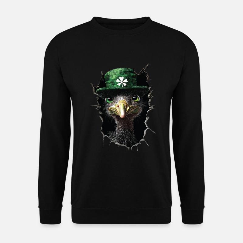 St. Patrick's Emu - Unisex Pullover - Schwarz