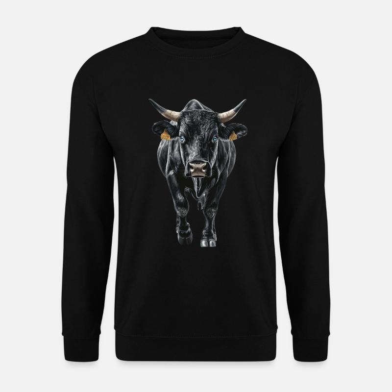 Kuh - Unisex Pullover - Schwarz