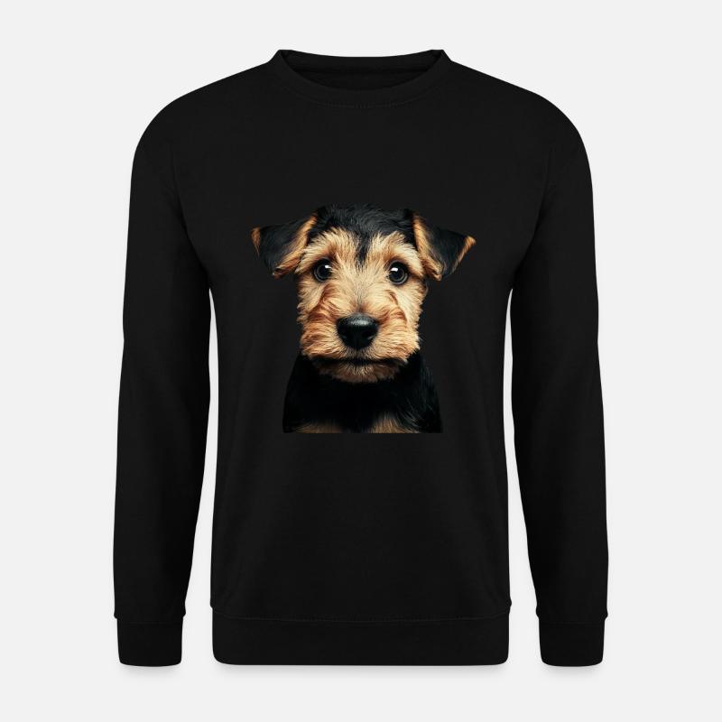 Airedale Terrier - Unisex Pullover - Schwarz