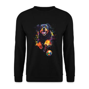 Neufundland - Unisex Pullover - Schwarz - Vorne - Alina (178cm) & Michal (187cm)