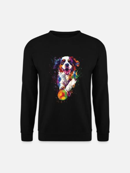 Bernhardiner - Unisex Pullover - Schwarz