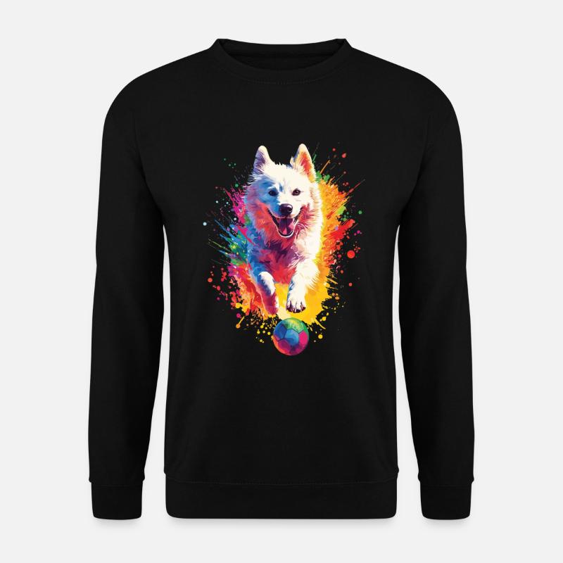 Samojede - Unisex Pullover - Schwarz
