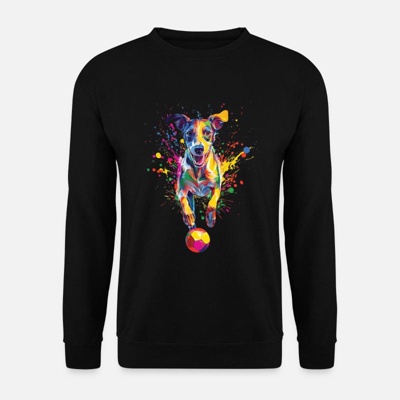 Whippet - Unisex Pullover - Schwarz