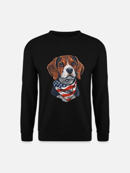 Beagle - Unisex Pullover - Schwarz