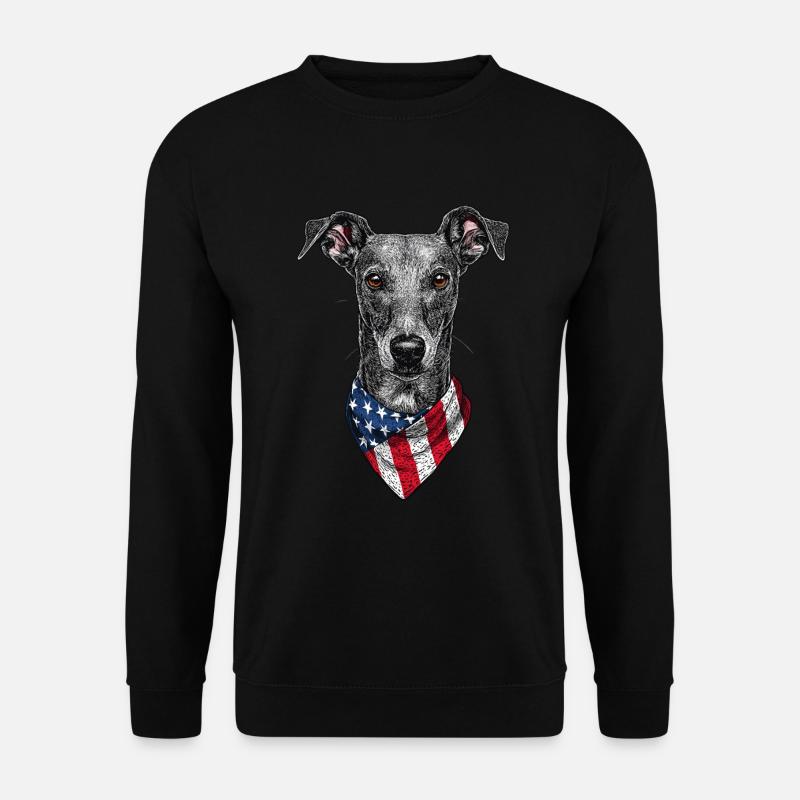 Windhund - Unisex Pullover - Schwarz