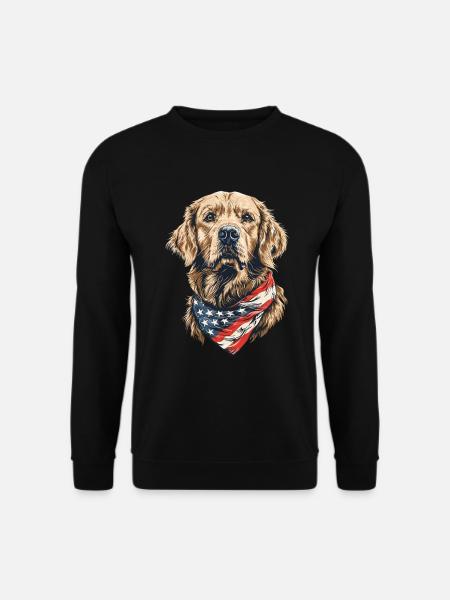 Golden Retriever - Unisex Pullover - Schwarz