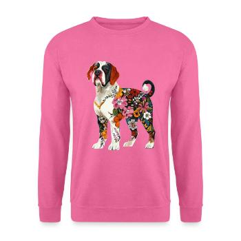 Bernhardiner - Unisex Pullover - Pink - Vorne