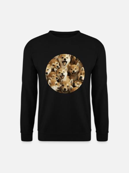 Shiba Inu - Unisex Pullover - Schwarz