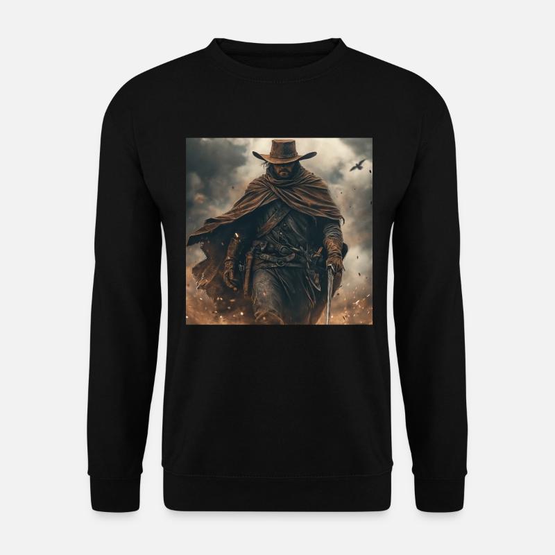 Cowboy - Unisex Pullover - Schwarz
