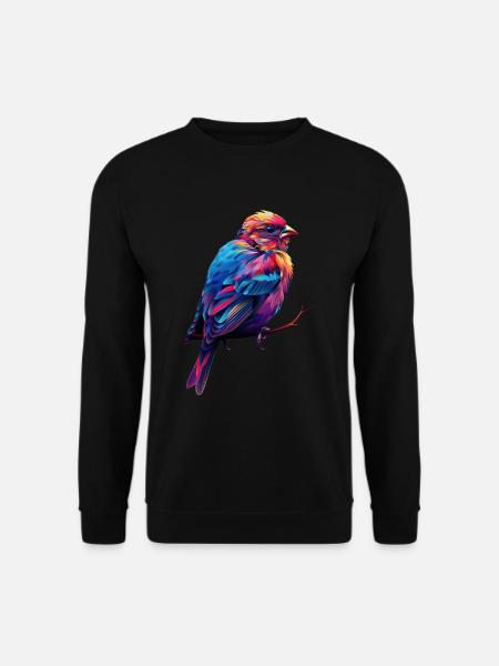 Finch Bird - Unisex Pullover - Schwarz