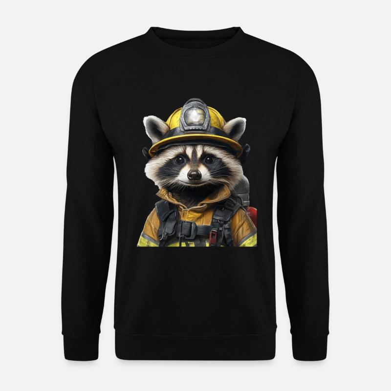 Waschbär - Unisex Pullover - Schwarz