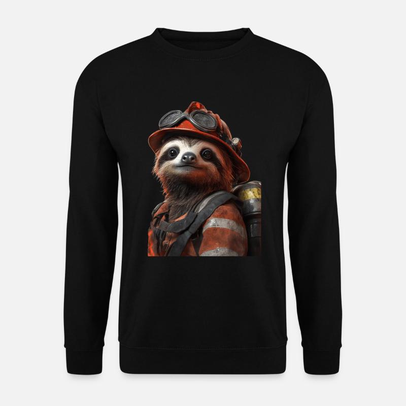 Faultier - Unisex Pullover - Schwarz