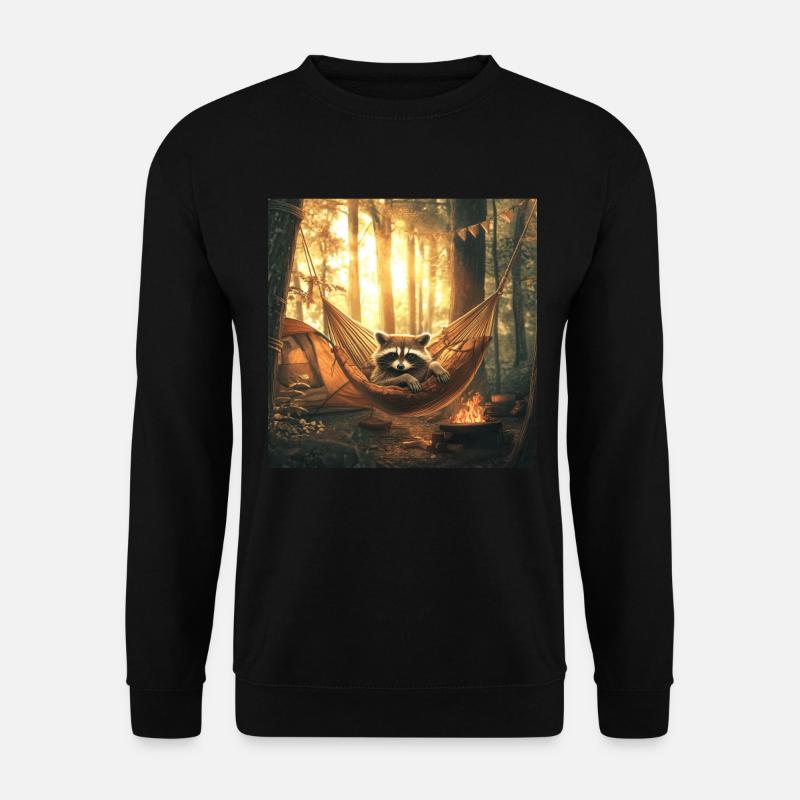 Waschbär - Unisex Pullover - Schwarz