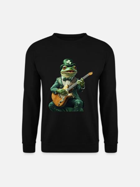 Frosch - Unisex Pullover - Schwarz