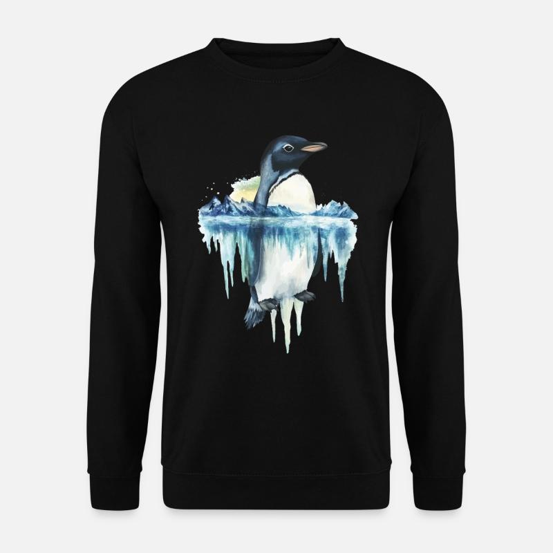 Pinguin - Unisex Pullover - Schwarz