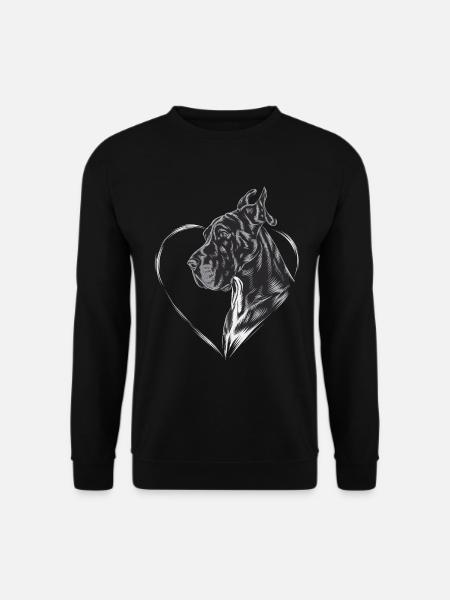 Deutsche Dogge - Unisex Pullover - Schwarz