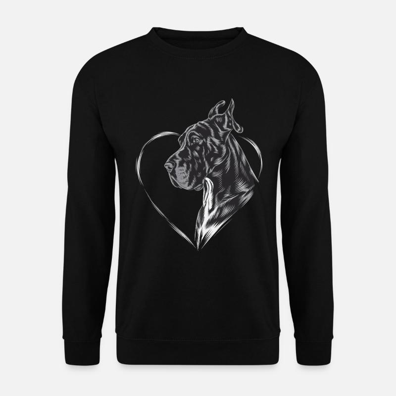 Deutsche Dogge - Unisex Pullover - Schwarz