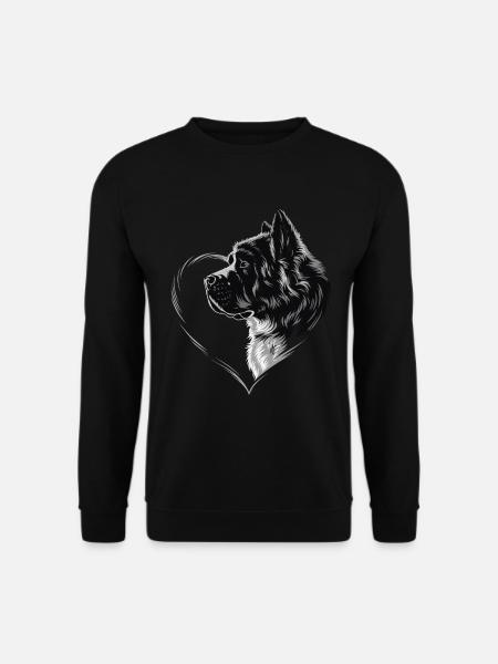 Bernhardiner - Unisex Pullover - Schwarz