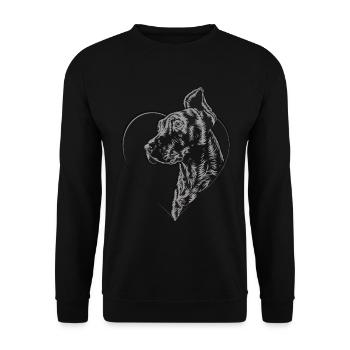 Vizsla - Unisex Pullover - Schwarz - Vorne - Alina (178cm) & Michal (187cm)