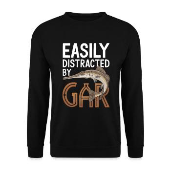 Gar - Unisex Pullover - Schwarz - Vorne - Alina (178cm) & Michal (187cm)