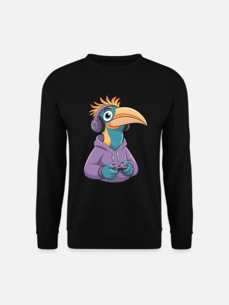 Nashornvogel - Unisex Pullover - Schwarz