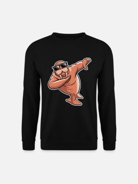 Walross - Unisex Pullover - Schwarz