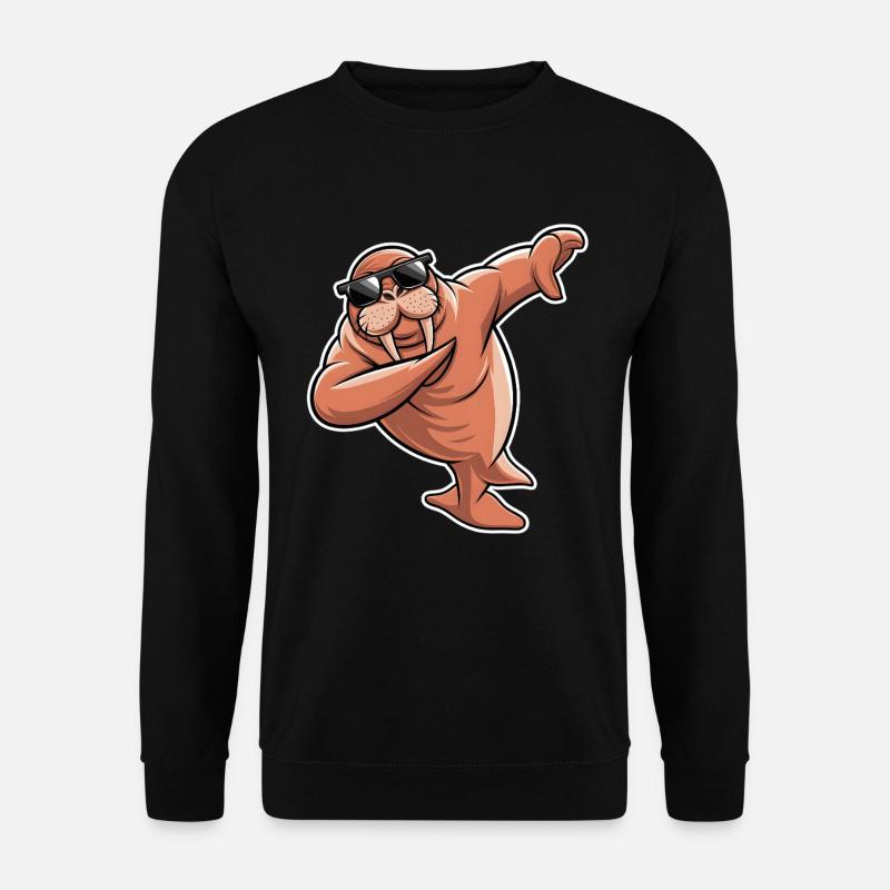 Walross - Unisex Pullover - Schwarz