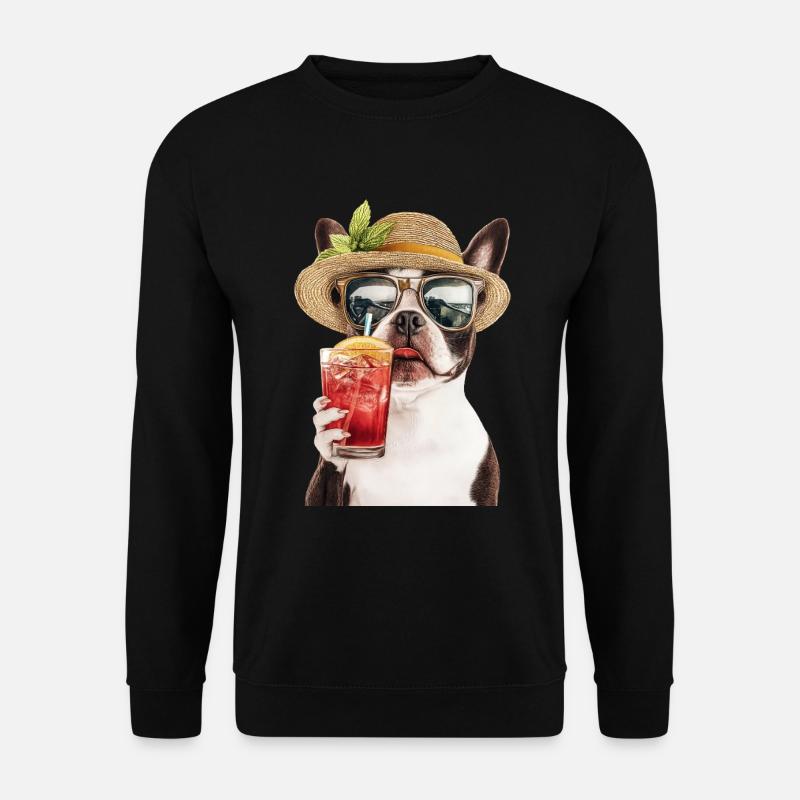 Boston Pitbull Terrier - Unisex Pullover - Schwarz