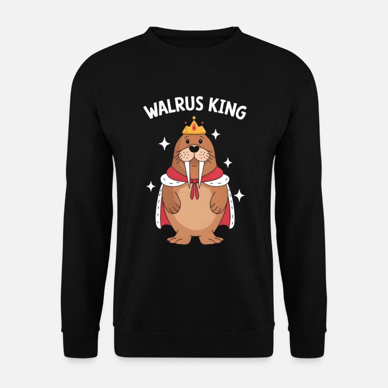 Walross - Unisex Pullover - Schwarz