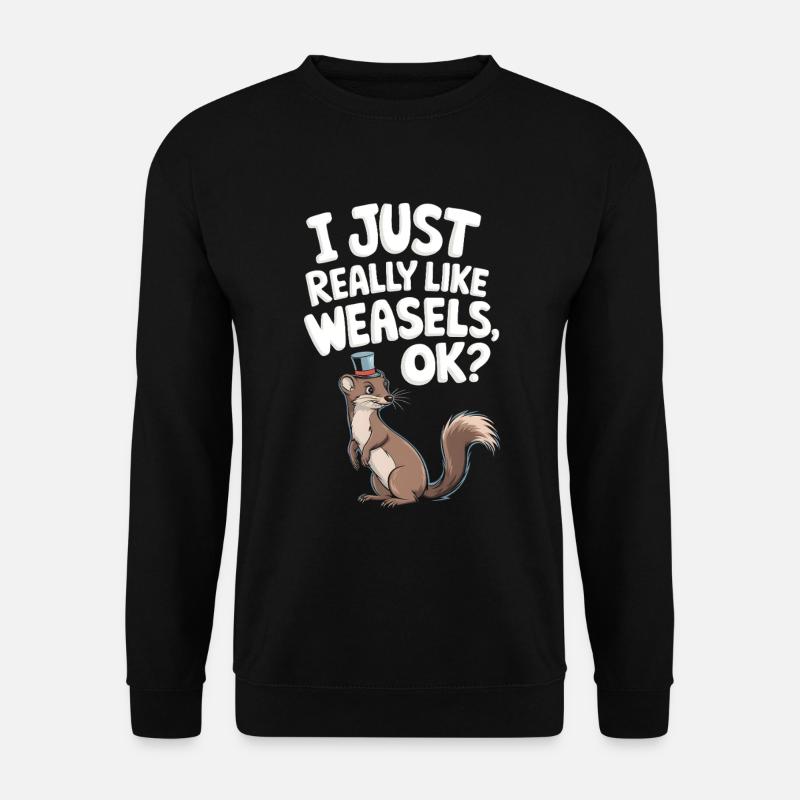 Wiesel - Unisex Pullover - Schwarz